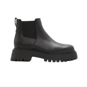 Aldo Black Chelsea Boot with Lug Sole